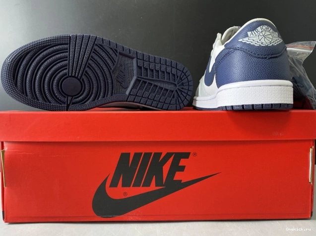 One Kick Navy CW8576-200 Air Jordan 1 Grey Blue 0806
